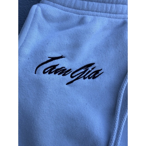 I.AM.GIA Snake Print Sweatpants XXS White Cotton Joggers Streetwear Logo Graphic - Picture 3 of 6